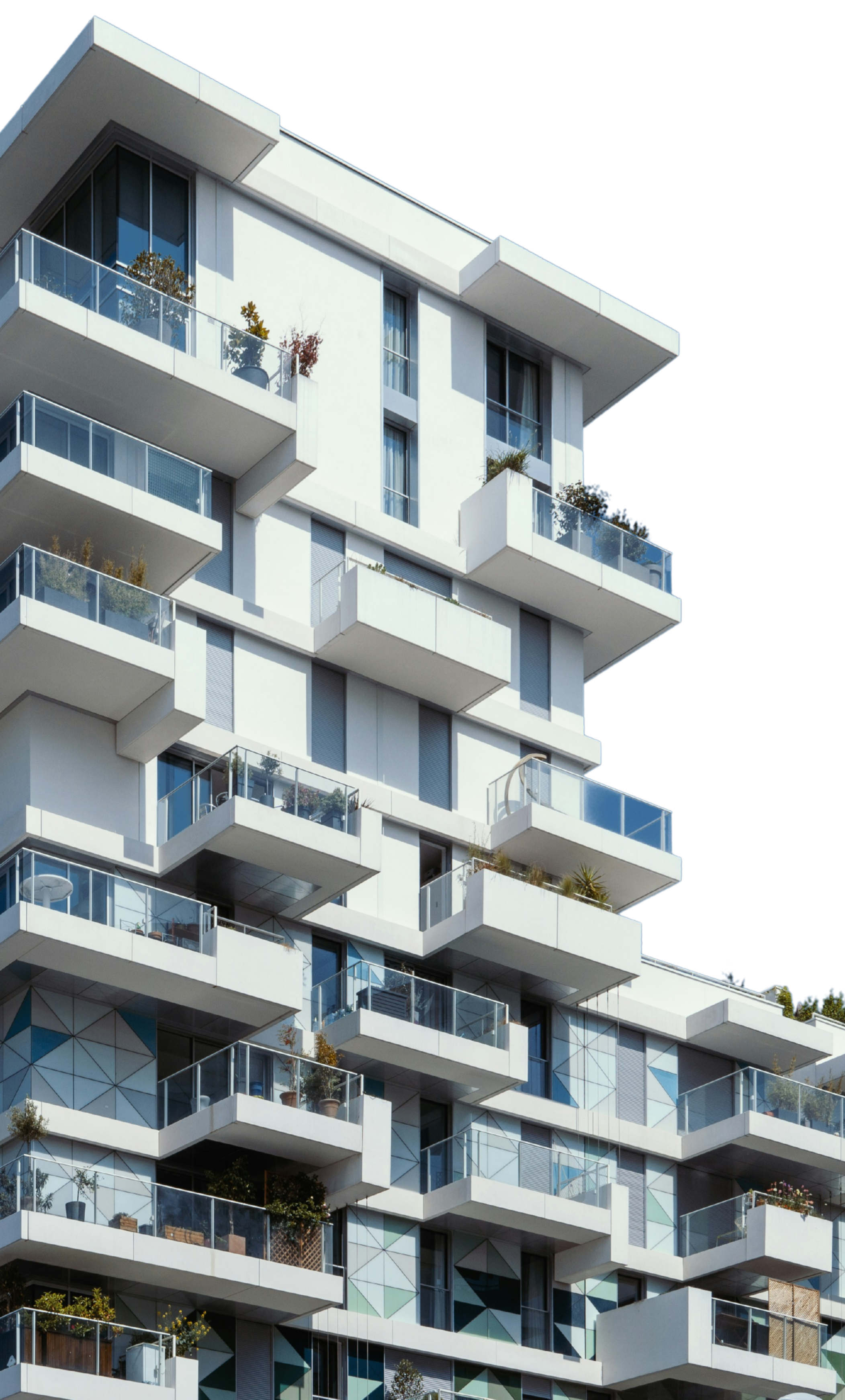 Modern property building